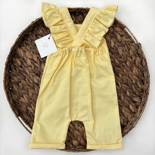 Lemon flutter overalls