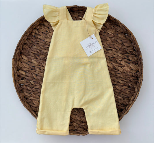 Lemon flutter overalls